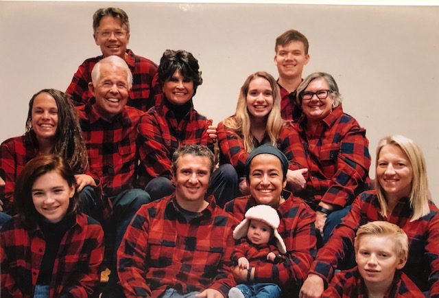 Francesca and I are all smiles as we gather with the kids, their spouses and the grandkids for this holiday photo complete with matching plaid shirts. My big reason to stay healthy is to have the energy to keep up with this active bunch and enjoy life to the fullest. December 2019.