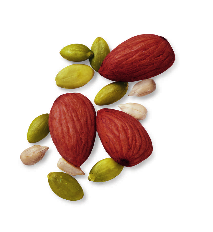 Nuts and seeds. A good source of powerful vitamin E.