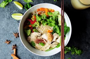 A colorful plant-based meal. When you choose a diet that is primarily plant-based, your reward is powerful benefits that extend well beyond disease prevention.