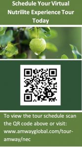 To view the tour schedule scan the QR code above or visit : www.amwayglobal.com/tour-amway/nec