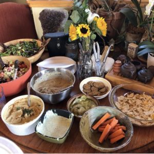 A meal made with love by my daughter Koral. I’m sure lucky to be surrounded by such great cooks! Photo: Francesca Rehnborg