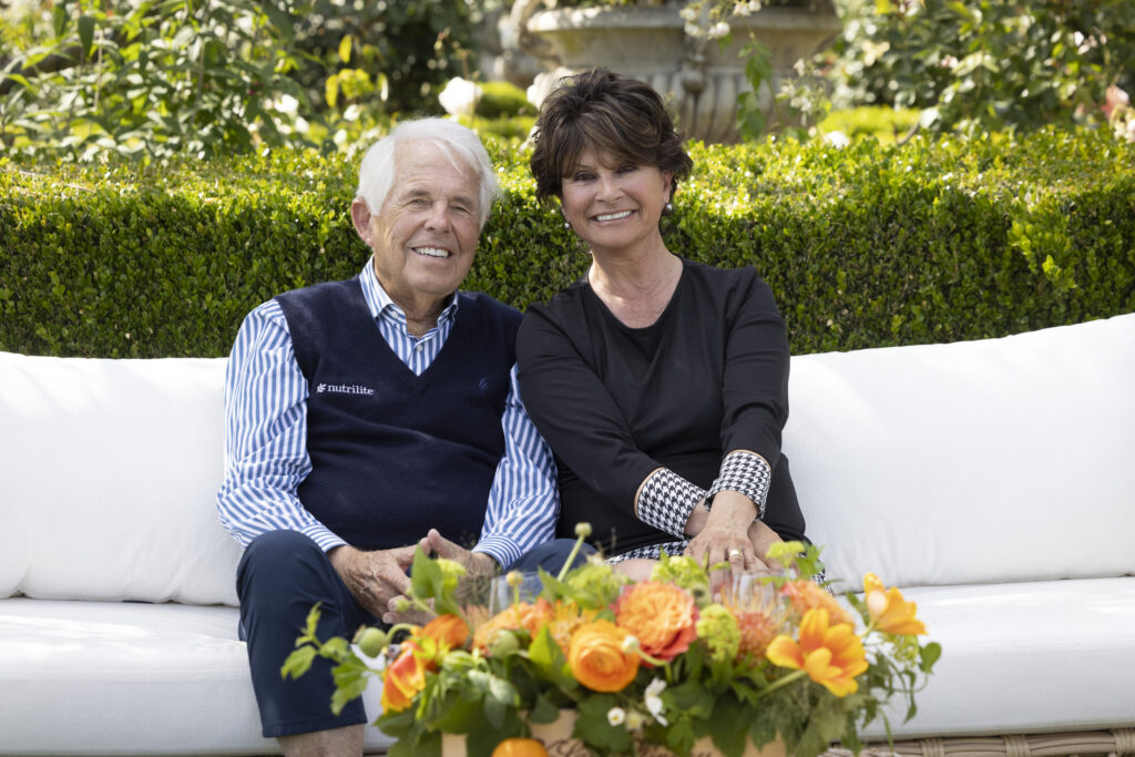 Francesca and Dr Sam relaxing in Napa Valley, California.